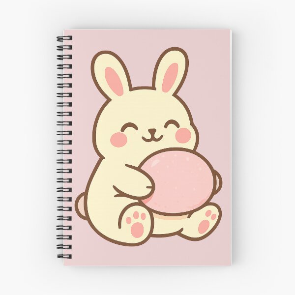 Artikelvorschau, Kawaii-Häschen mit Mochi – Süßes Pastell Sticker entworfen und verkauft von © Zenscape Studio 2025.