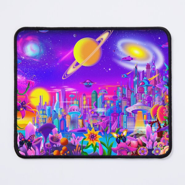 Item preview, Wondrous Cosmic City designed and sold by GeraldNewtonArt.