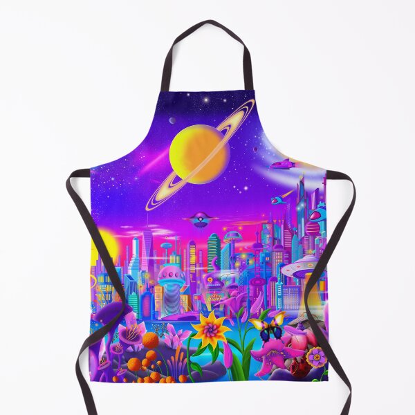 Item preview, Wondrous Cosmic City designed and sold by GeraldNewtonArt.