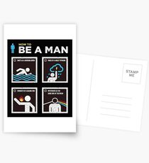 How to Be a Man Postcards