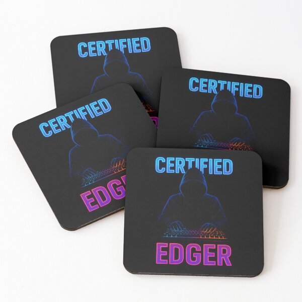 Item preview, Certified Edger – Hacker Neon Meme designed and sold by Enea Kelo.