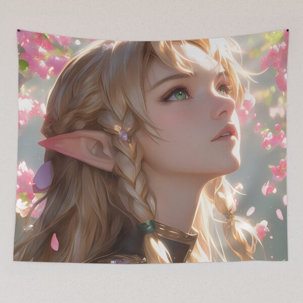 Aperçu de l'œuvre Sword Art Online, l'anime Radiant Leafa Blossom Gaze créée et vendue par Williamhallano.