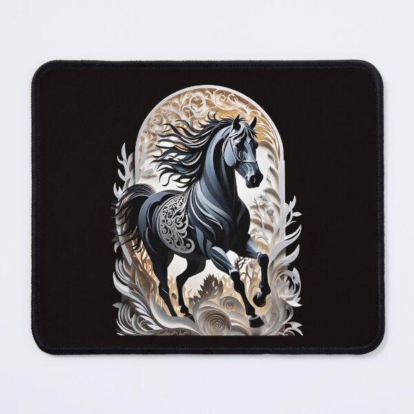 Item preview, Horse galloping like a paper cut-out designed and sold by IHImage.