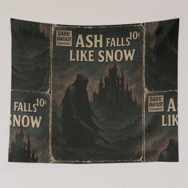 Item preview, Grim Dark Fantasy: Ash falls like snow designed and sold by bapupa.
