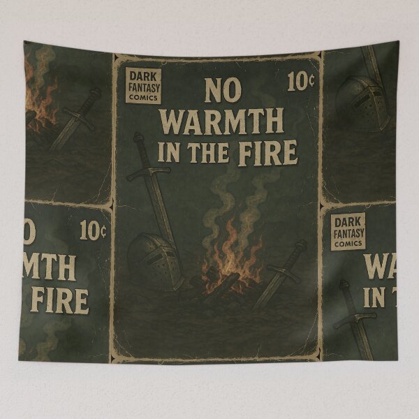 Item preview, Cursed Dark Fantasy: No warmth in the fire designed and sold by bapupa.