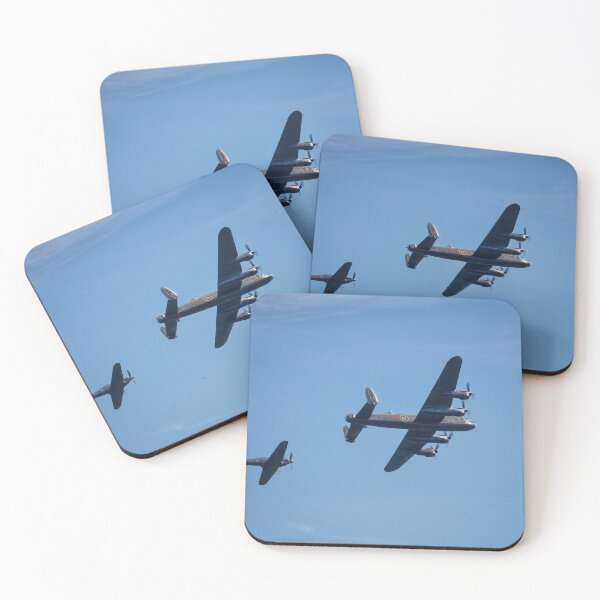 Item preview, The Lancaster and Hurricane of the Battle of Britain Memorial Flight at Eastbourne 2025 designed and sold by John Gilham - Landscape Photography.