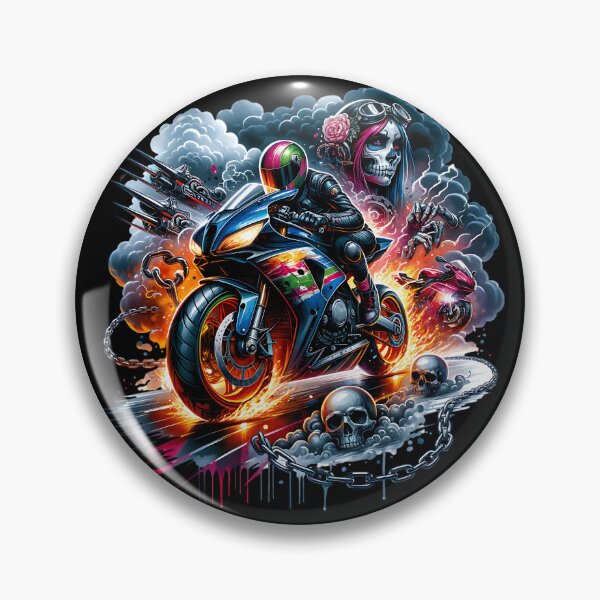 Item preview, rider on a motorcycle  designed and sold by Maria Pit.