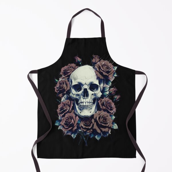 Item preview, A skull and roses designed and sold by Freeform Flow by Caroline.