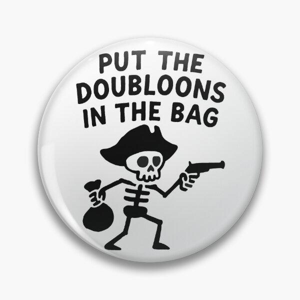 Item preview, Pirate Skeleton Demands Doubloons ??‍☠️ designed and sold by PitselehStudio.