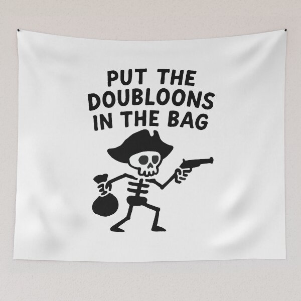 Item preview, Pirate Skeleton Demands Doubloons ??‍☠️ designed and sold by PitselehStudio.