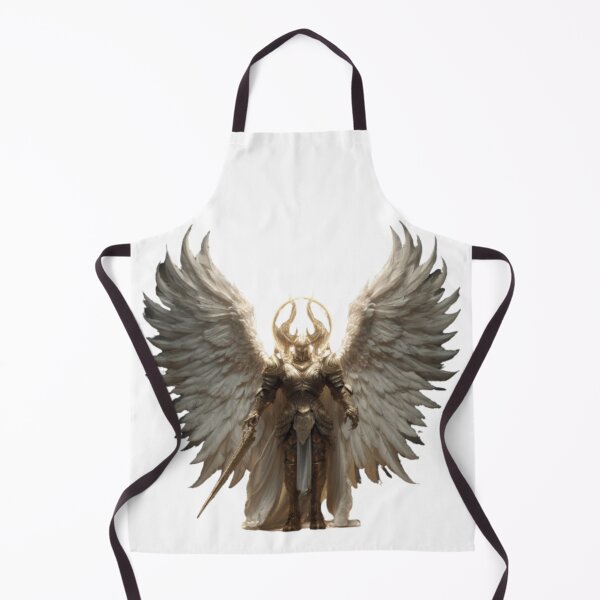 Item preview, Guardian Angel Warrior with Wings designed and sold by AlexLineArt.