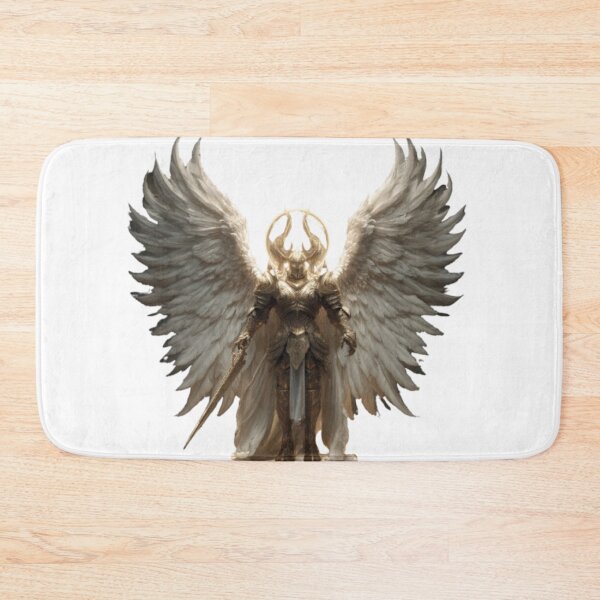 Item preview, Guardian Angel Warrior with Wings designed and sold by AlexLineArt.