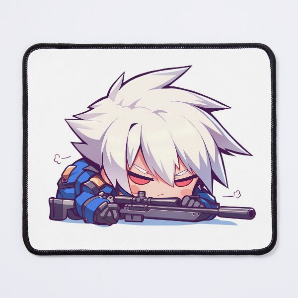 Item preview, Game Chibi Jin Kisaragi Blazblue Sniper Cute Kawaii designed and sold by Williamhallano.