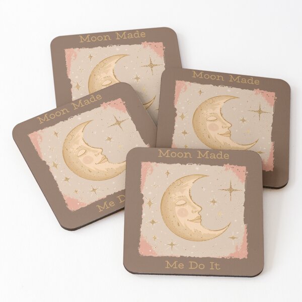 Item preview, Moon Made Me Do It – Vintage Crescent Moon Art designed and sold by Zodilite.