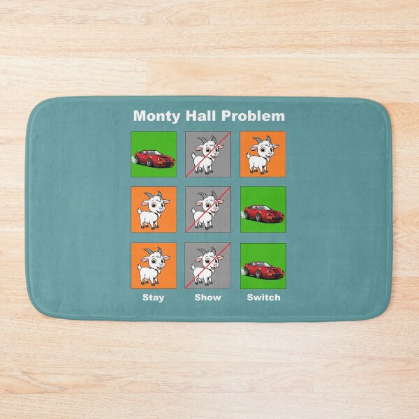 Item preview, The Monty Hall Problem (also available in black text) designed and sold by MarkArtDesignUK.