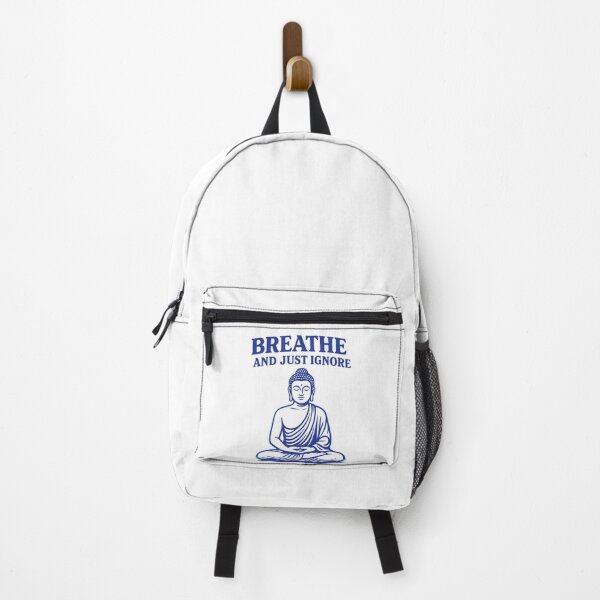 Item preview, Breathe And Just Ignore Mindfulness Affirmation designed and sold by LuminOrb.