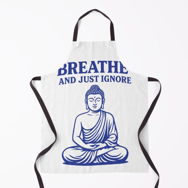 Item preview, Breathe And Just Ignore Mindfulness Affirmation designed and sold by LuminOrb.