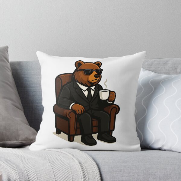 Item preview, Business Grizzly in Suit with Coffee designed and sold by GrizzlyJohns.