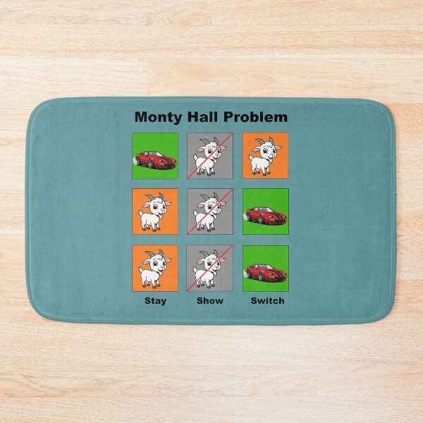 Item preview, The Monty Hall Problem (also available in white text) designed and sold by MarkArtDesignUK.