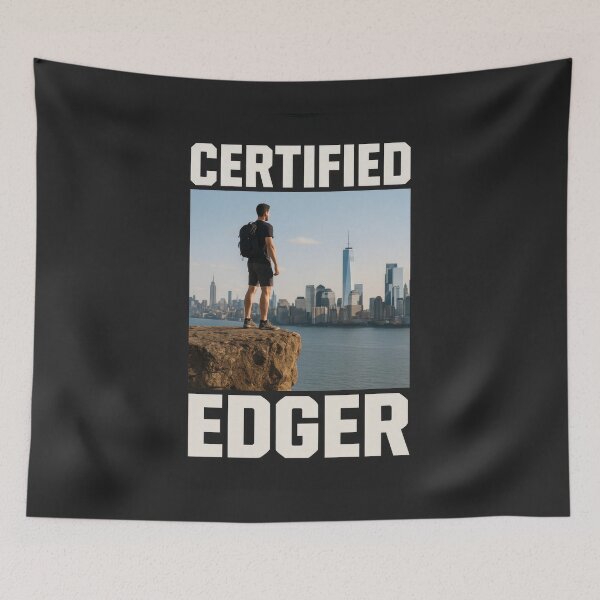 Item preview, Certified Edger – Meme Poster designed and sold by Enea Kelo.