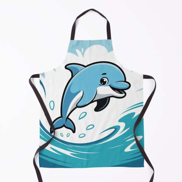 Item preview, Playful Cartoon Dolphin – Cute Ocean Animal Illustration designed and sold by Timeless Design.