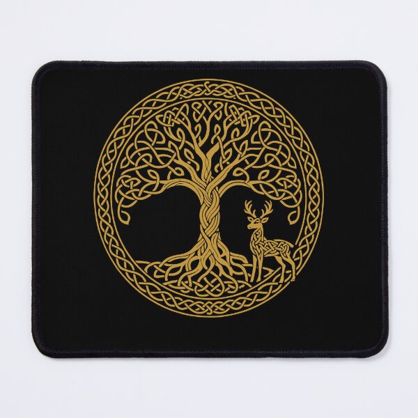 Item preview, Tree of Life Deer Symbol Mindfulness Affirmation designed and sold by LuminOrb.