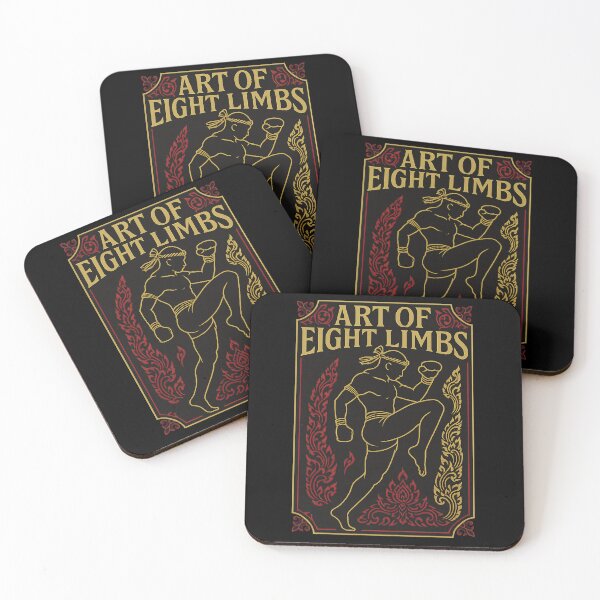 Item preview, Art of Eight Limbs Traditional Muay Thai Silhouette designed and sold by JaelTees.