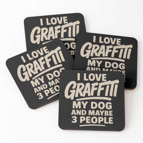 Item preview, I Love Graffiti, My Dog, and 3 People designed and sold by 2wear.