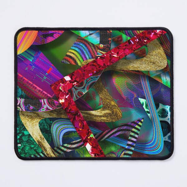 Item preview, colorful collage of curious textures 6 designed and sold by chambergambit.