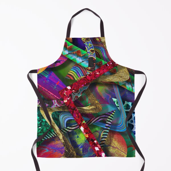 Item preview, colorful collage of curious textures 6 designed and sold by chambergambit.