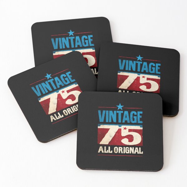 Item preview, Vintage 75 All Original Design Tee Birthday designed and sold by Blurbean.