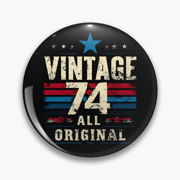 Item preview, Vintage 74 All Original Design Tee Birthday designed and sold by Blurbean.