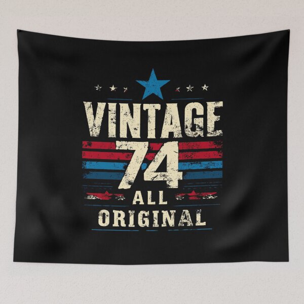 Item preview, Vintage 74 All Original Design Tee Birthday designed and sold by Blurbean.