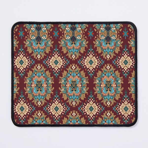 Artikelvorschau, Afghanistan Tribal Hexagon Teppich – Vintage Geometrischer Orientalischer Druck entworfen und verkauft von sadedream.