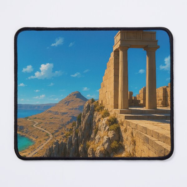 Item preview, Acropolis of Lindos at the Cliff designed and sold by KAI-Studio.