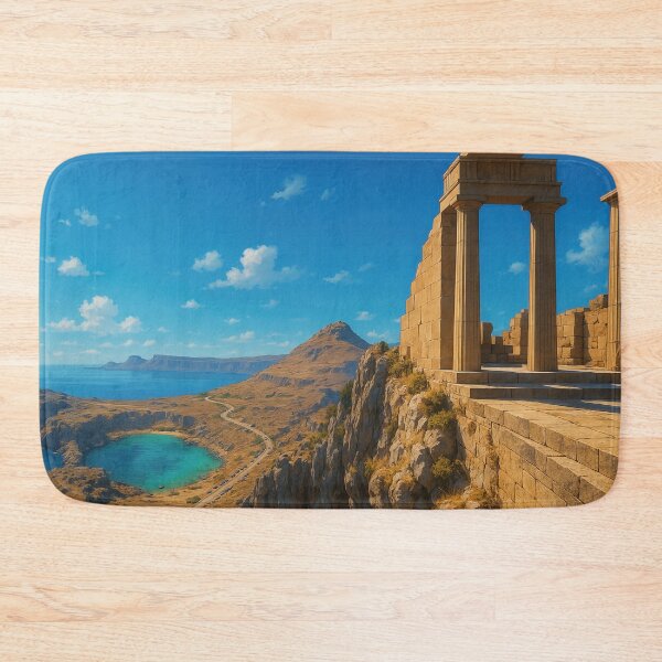 Item preview, Acropolis of Lindos at the Cliff designed and sold by KAI-Studio.