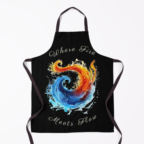 Item preview, Where Fire Meets Flow – Elemental Yin Yang Design designed and sold by Zodilite.