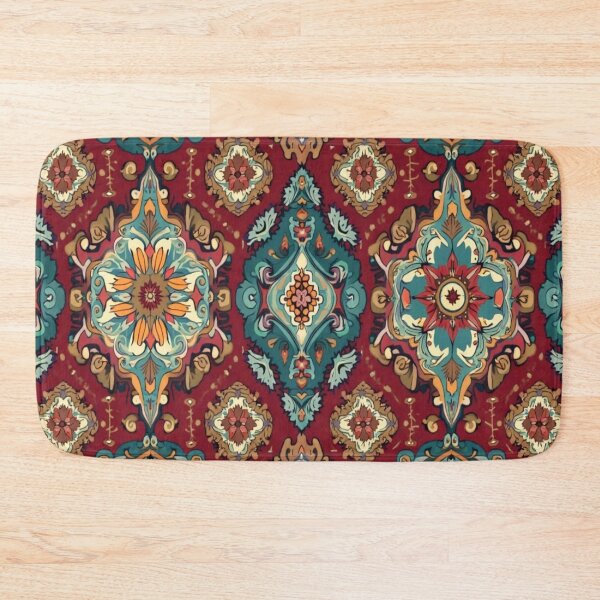 Item preview, Afghanistan Tribal Rug Print – Ethnic Boho Geometric Wall Tapestry designed and sold by sadedream.
