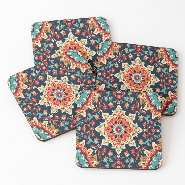 Item preview, Bohemian Afghan Rug Design – Geometric Tribal Oriental Carpet Pattern designed and sold by sadedream.