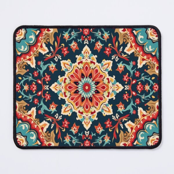 Item preview, Bohemian Afghan Rug Design – Geometric Tribal Oriental Carpet Pattern designed and sold by sadedream.