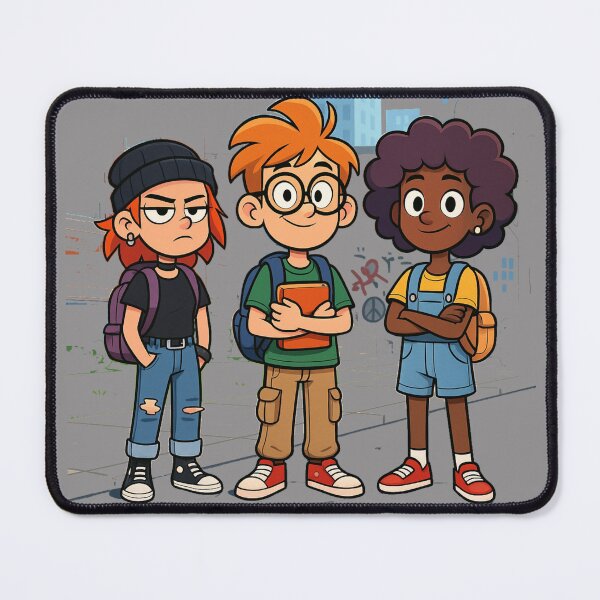 Item preview, Cool Cartoon Friends – Urban Street Style designed and sold by pixelandpine.