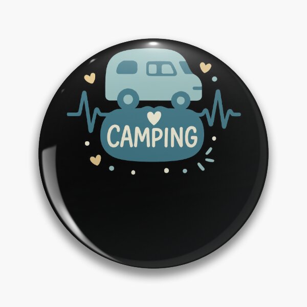 Item preview, Camping Love Camper Van Adventure Fun designed and sold by LuminOrb.