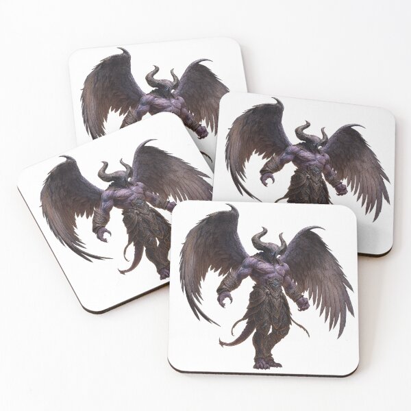 Item preview, Dark Winged Demon Warrior designed and sold by AlexLineArt.