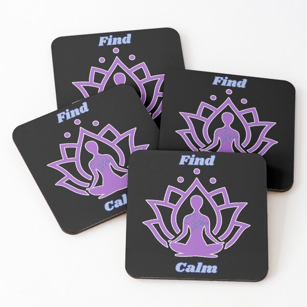 Item preview, Find Your Calm – Lotus Yoga Meditation Design designed and sold by Zodilite.