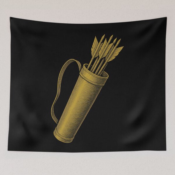 Item preview, Archery Bow Arrow Quiver Archer Design designed and sold by LuminOrb.