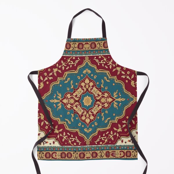 Item preview, 17th Century Afghanistan Timuri Rug Print – Tribal Geometric Carpet Design designed and sold by sadedream.