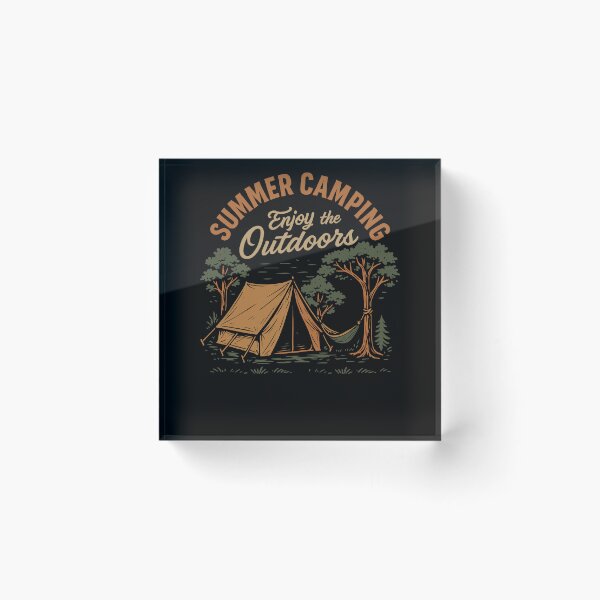 Item preview, Summer Camping Enjoy The Outdoors Camper Fun designed and sold by LuminOrb.