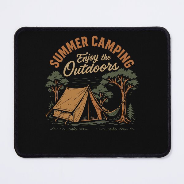 Item preview, Summer Camping Enjoy The Outdoors Camper Fun designed and sold by LuminOrb.