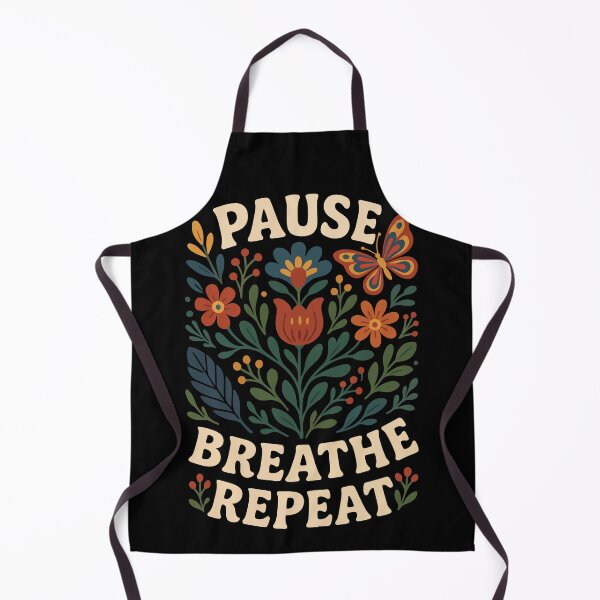 Item preview, Pause Breathe Repeat Mindfulness Affirmation designed and sold by LuminOrb.