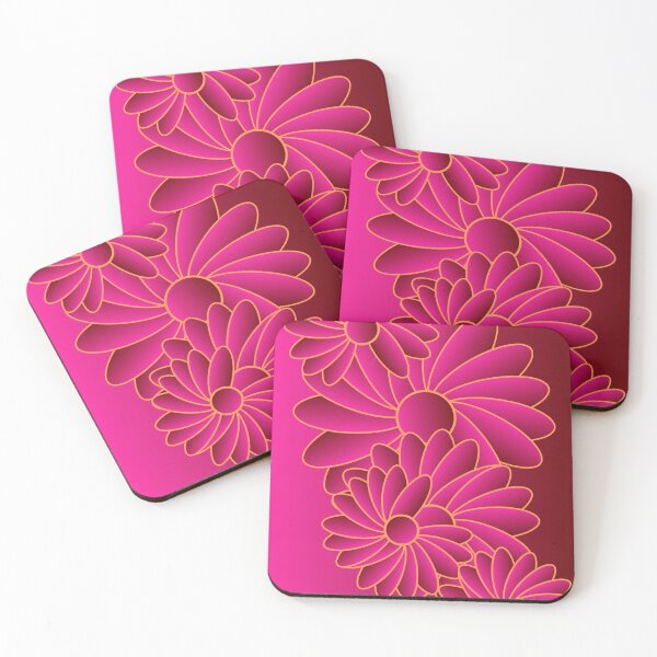 Item preview, Vibrant Pink and Gold Floral Cascade designed and sold by HopeAndHustle.